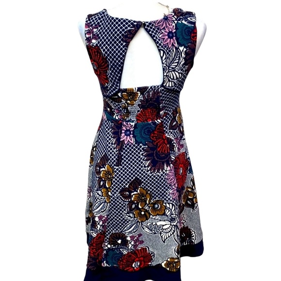 Anthro Maeve “Fairchild” Floral Cotton Flare Dress - Picture 4 of 6